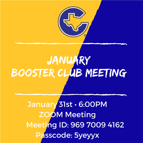 January Booster Club